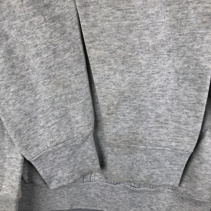 90'S Fruit of the Loom College Sweatshirt, Made in USA, Men's Size L, Vintage cotton gray type Vintage Second Hand