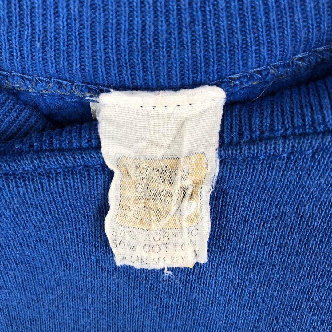 Vintage eagle pattern triple print college sweatshirt, size M, men's. acrylic blue type Vintage Second Hand