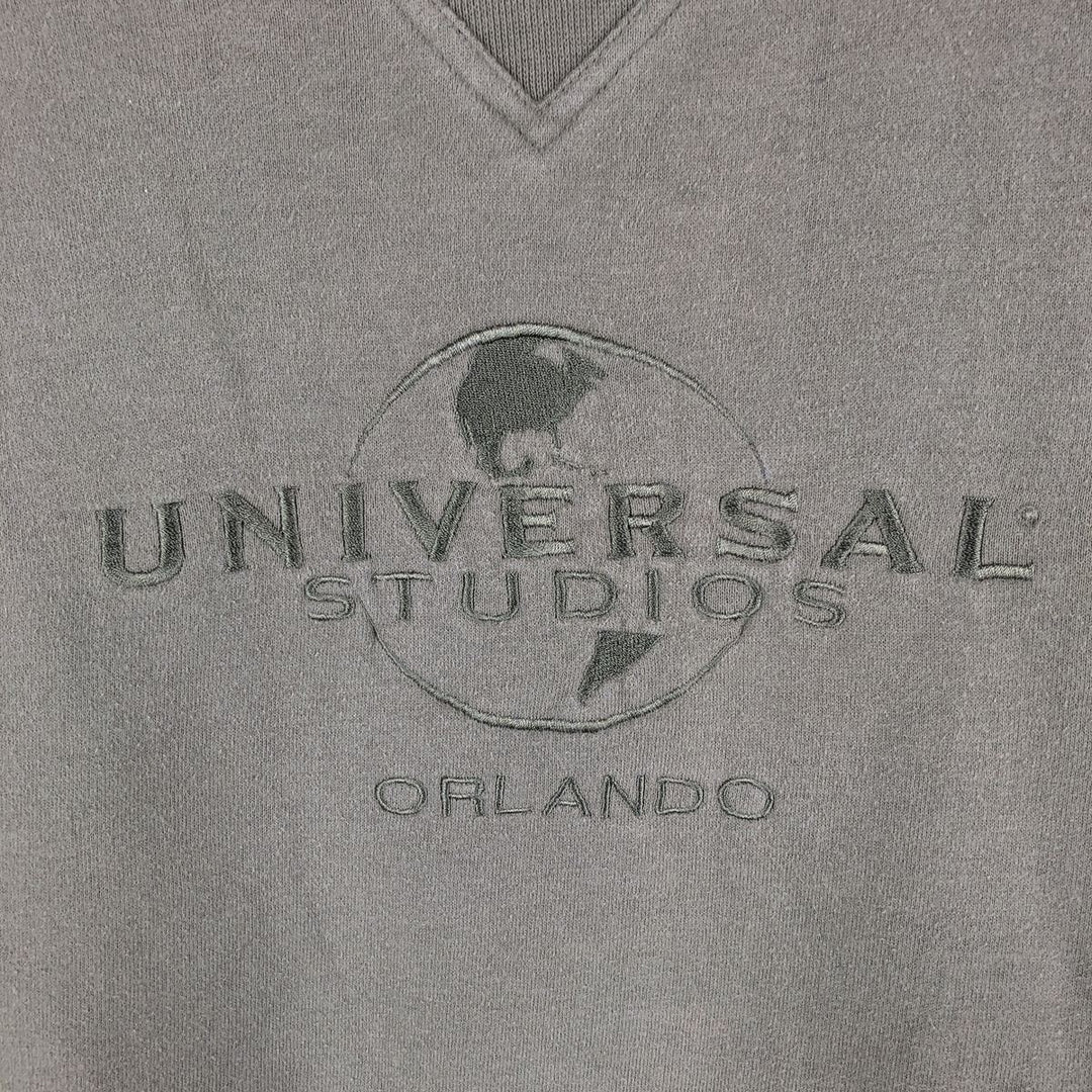 Vintage 90'S Universal Studios Advertising Sweatshirt, Men's XL cotton Khaki type sage green Vintage Second Hand