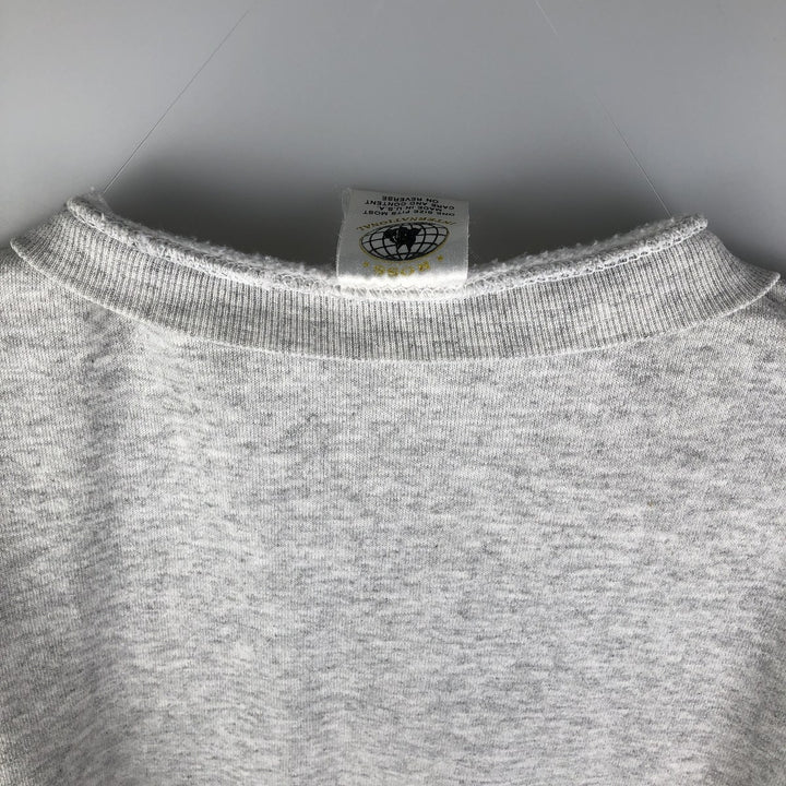 90'S Ross International Denver Broncos Betty Boop Print Sweatshirt, Made in USA, Men's Size XL polyester gray type Vintage Second Hand