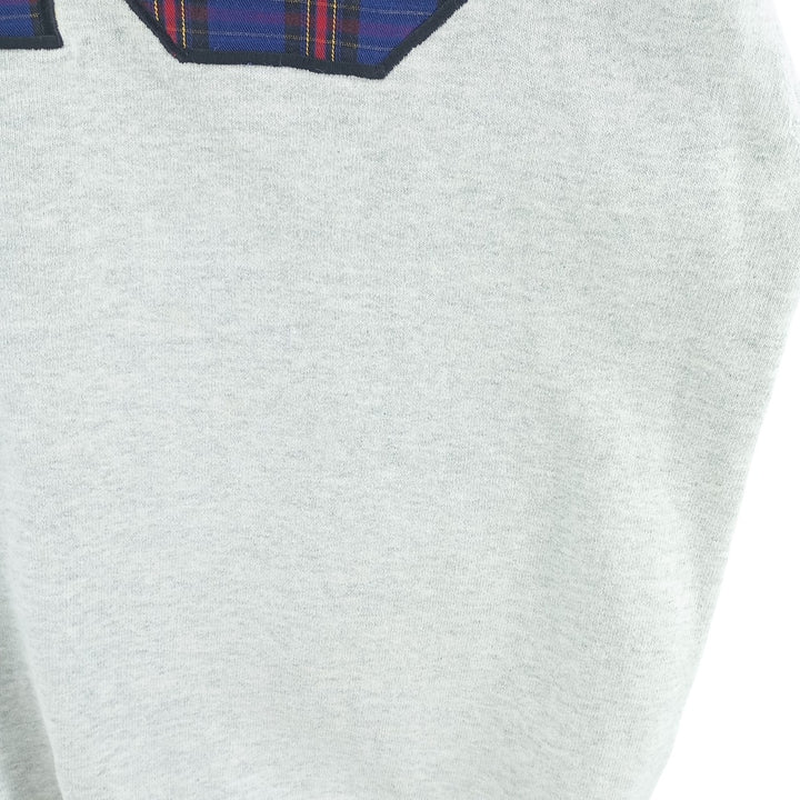 Vintage 90'S Fruit of the Loom Supercotton Check Pattern Sweatshirt, Made in USA, Men's Size L cotton gray type Vintage Second Hand