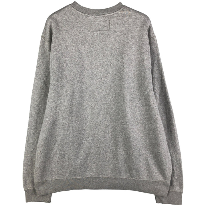 Reebok logo sweatshirt, men's size XL cotton gray type Vintage Second Hand