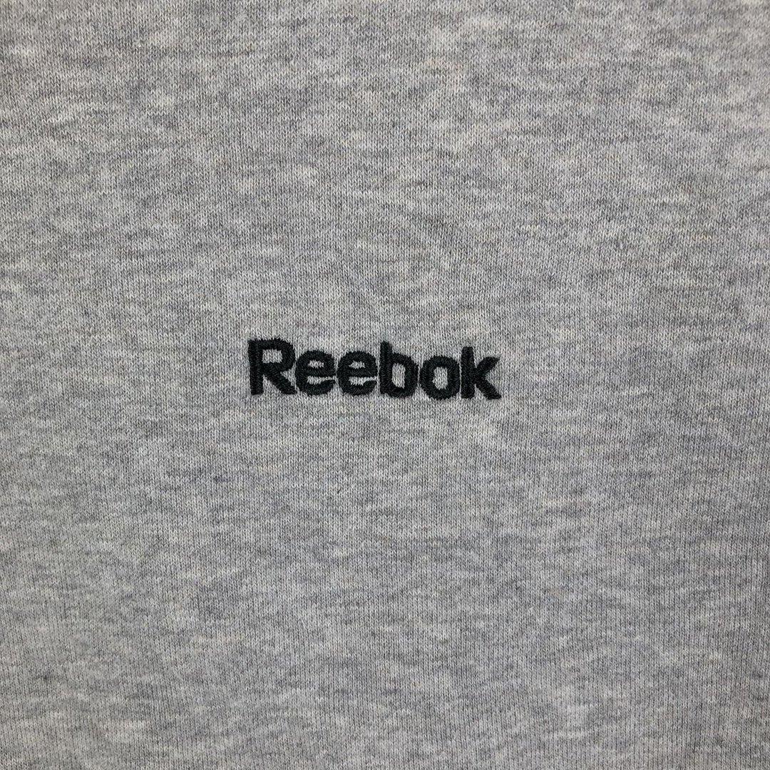 Reebok logo sweatshirt, men's size XL cotton gray type Vintage Second Hand