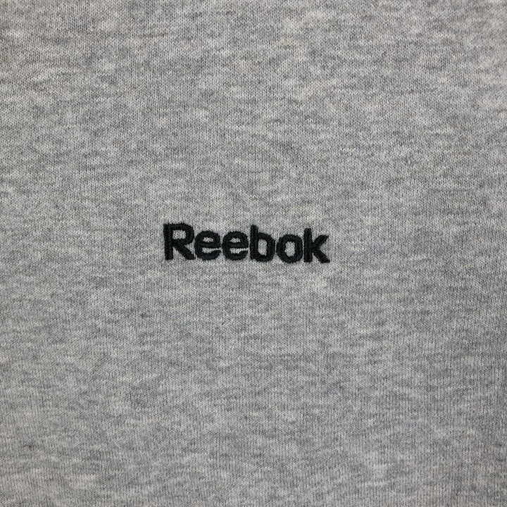 Reebok logo sweatshirt, men's size XL cotton gray type Vintage Second Hand