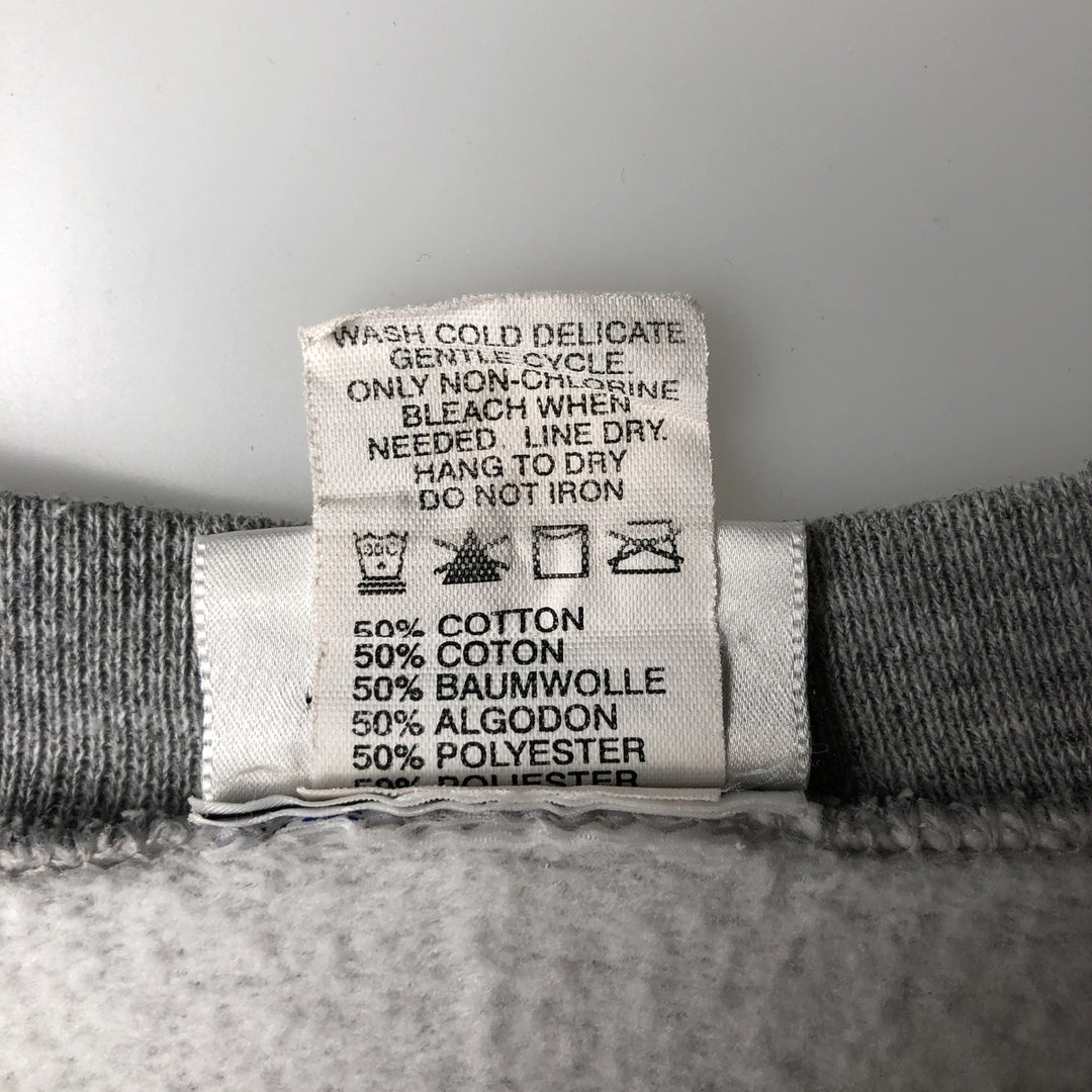 Disney Mickey Mouse, Goofy, and Donald Duck Character Sweatshirt, Made in USA, Men's Size L cotton gray type Vintage Second Hand