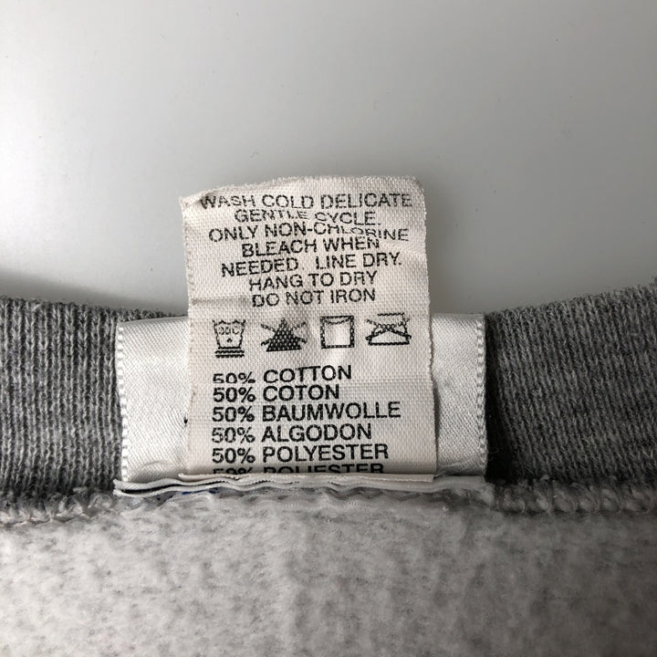 Disney Mickey Mouse, Goofy, and Donald Duck Character Sweatshirt, Made in USA, Men's Size L cotton gray type Vintage Second Hand