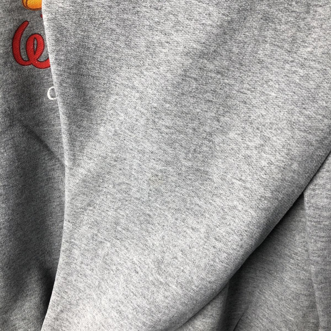 Disney Mickey Mouse, Goofy, and Donald Duck Character Sweatshirt, Made in USA, Men's Size L cotton gray type Vintage Second Hand