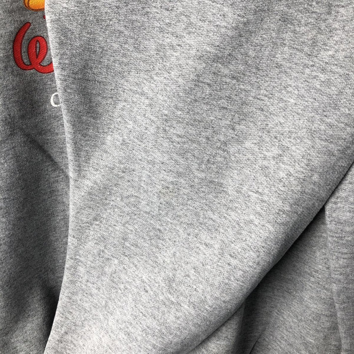 Disney Mickey Mouse, Goofy, and Donald Duck Character Sweatshirt, Made in USA, Men's Size L cotton gray type Vintage Second Hand