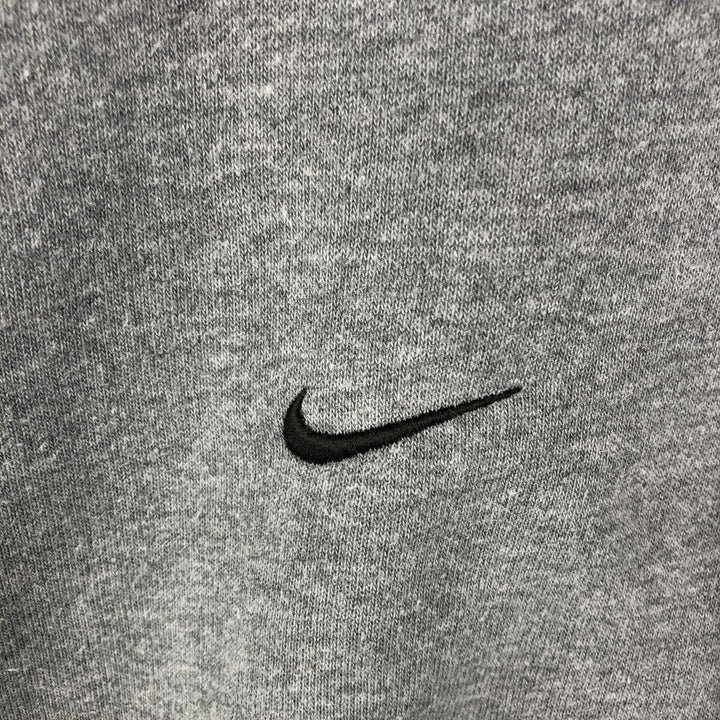 2000'S Nike Team Half-Zip Sweatshirt, Men's Size L cotton gray type Vintage Second Hand
