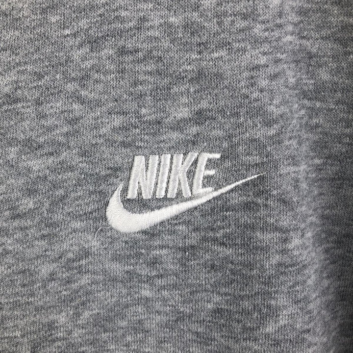Nike logo sweatshirt, size L, men's cotton gray type Vintage Second Hand