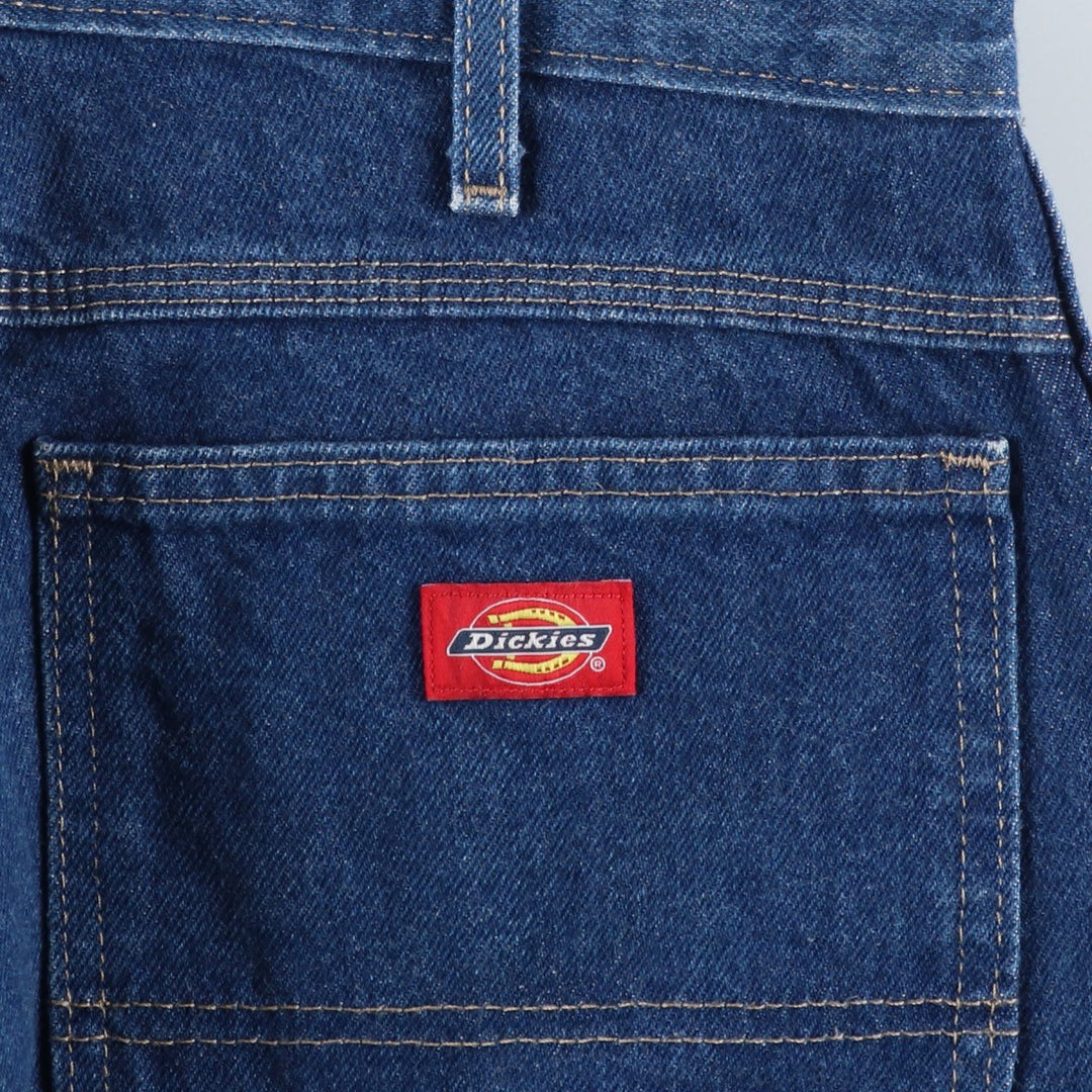 Dickies denim painter pants for men, equivalent to W34 cotton blue type Vintage Second Hand