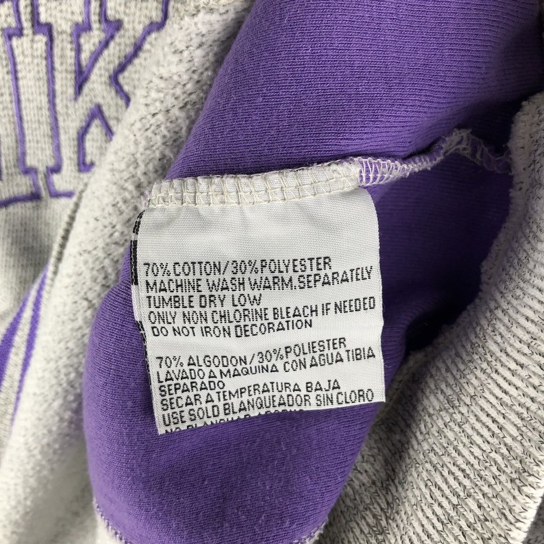 LOGO ATHLETIC NFL MINNESOTA VIKINGS Logo Sweatshirt, Men's Size L cotton gray type Vintage Second Hand
