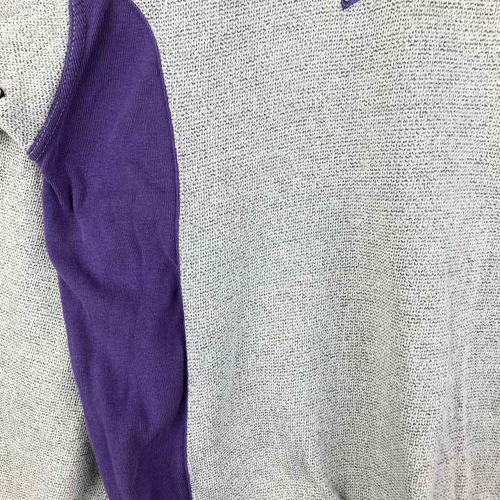 LOGO ATHLETIC NFL MINNESOTA VIKINGS Logo Sweatshirt, Men's Size L cotton gray type Vintage Second Hand