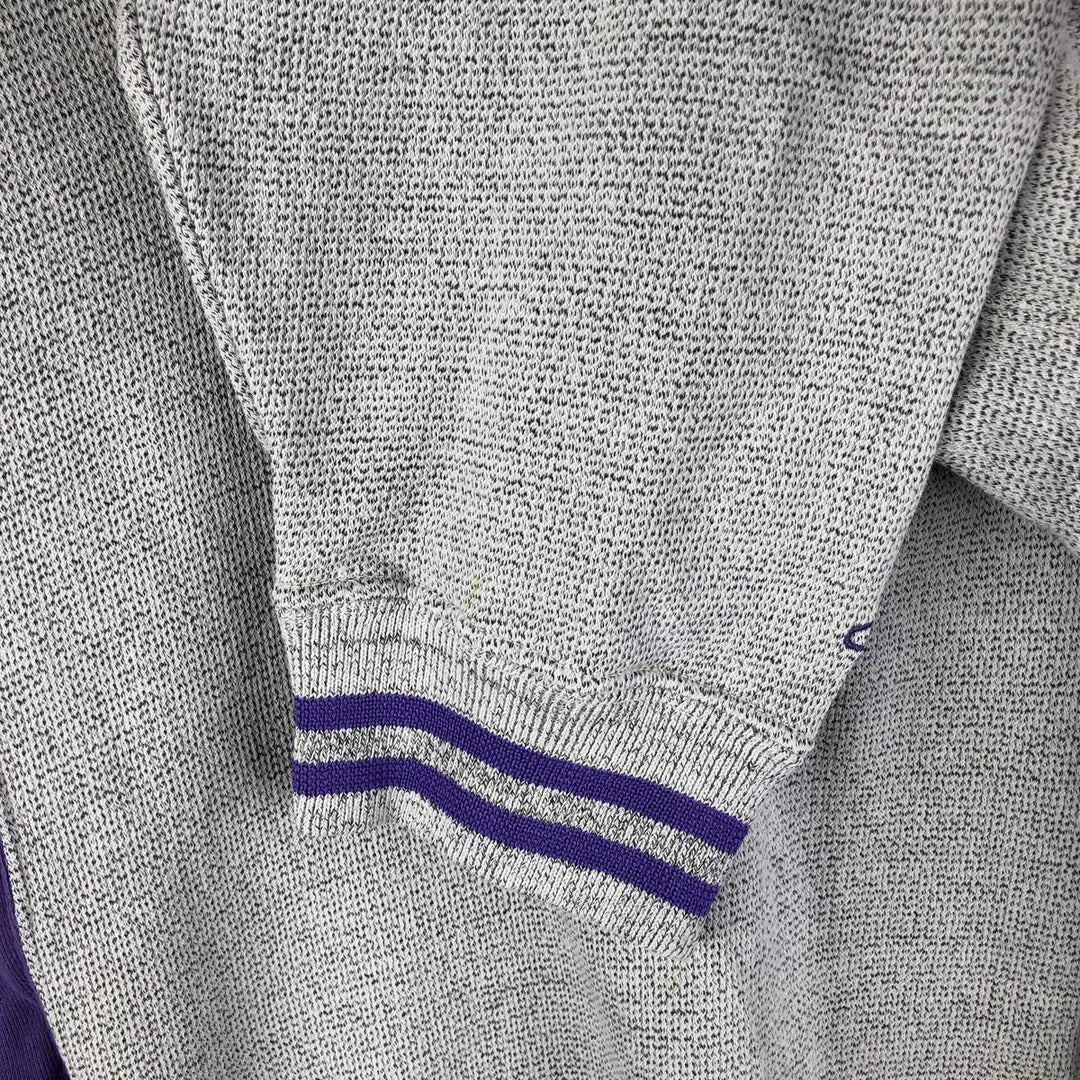 LOGO ATHLETIC NFL MINNESOTA VIKINGS Logo Sweatshirt, Men's Size L cotton gray type Vintage Second Hand