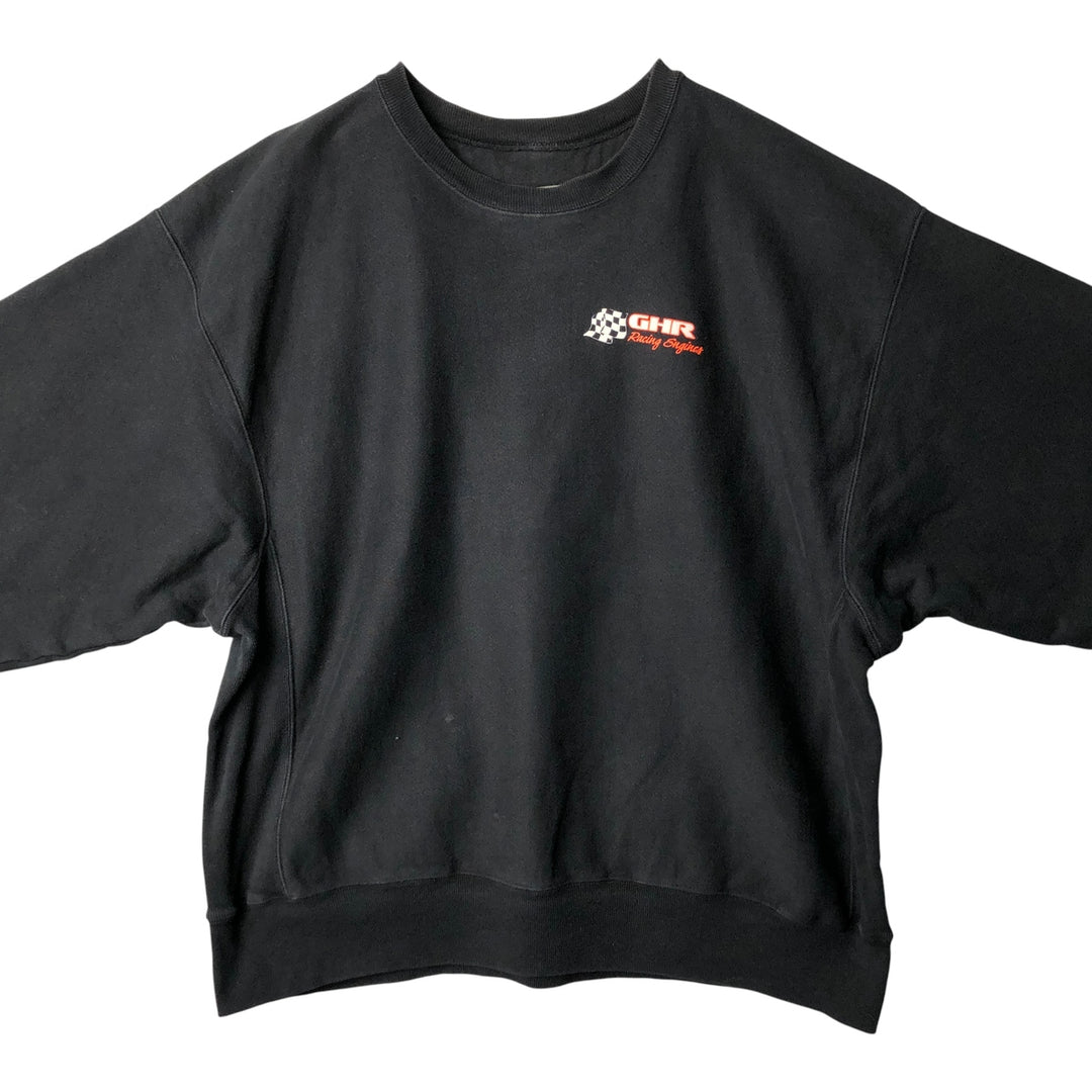 2000'S Champion Premium Reverse Weave GHR Advertising Sweatshirt, Men's XL cotton gray type Vintage Second Hand