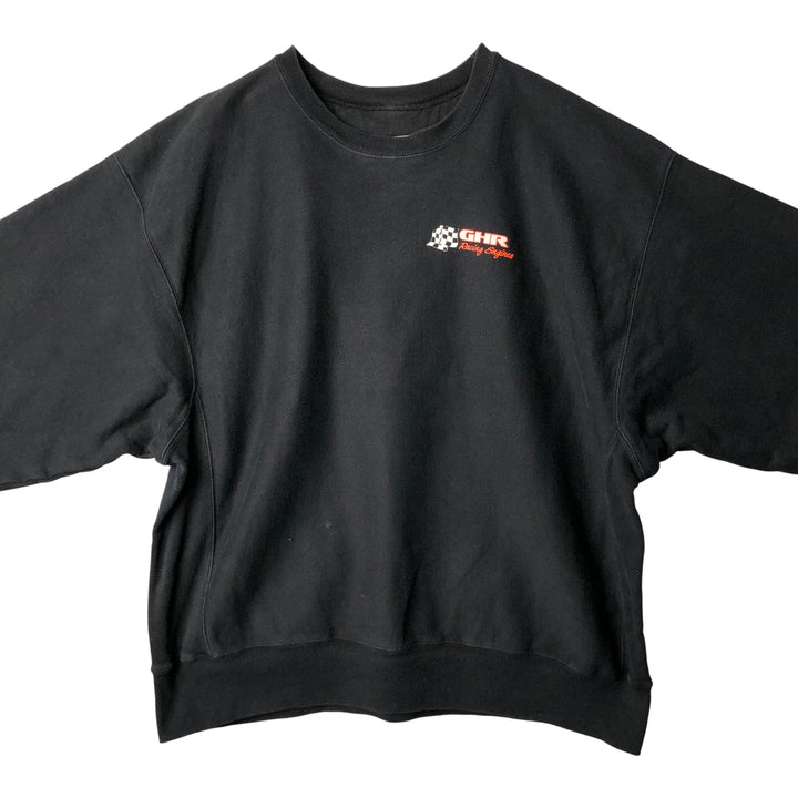 2000'S Champion Premium Reverse Weave GHR Advertising Sweatshirt, Men's XL cotton gray type Vintage Second Hand