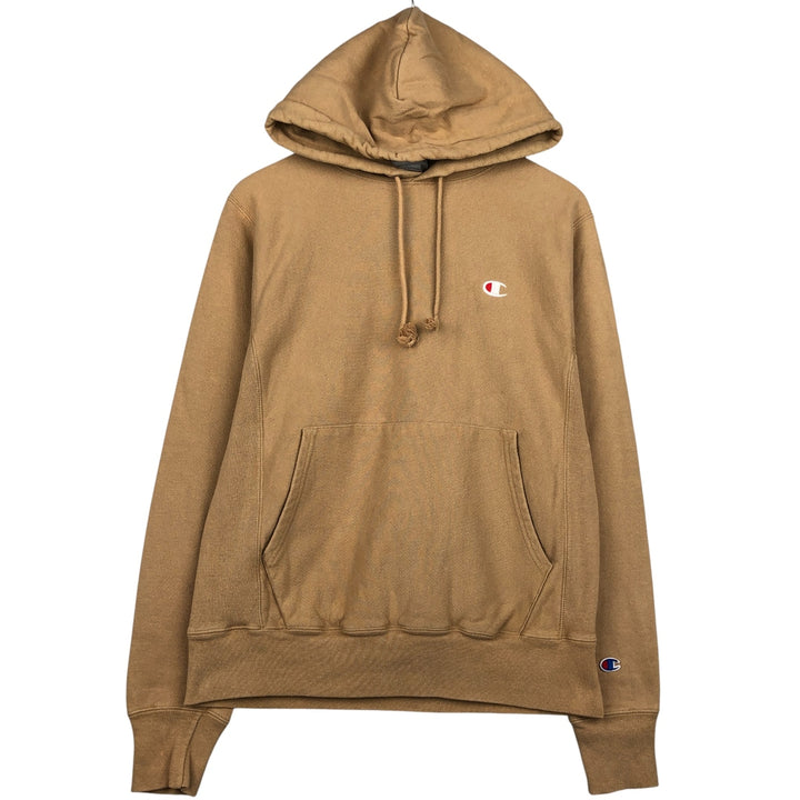 Champion REVERSE WEAVE Reverse Weave Sweat Pullover Hoodie Men's S cotton beige type brown Vintage Second Hand