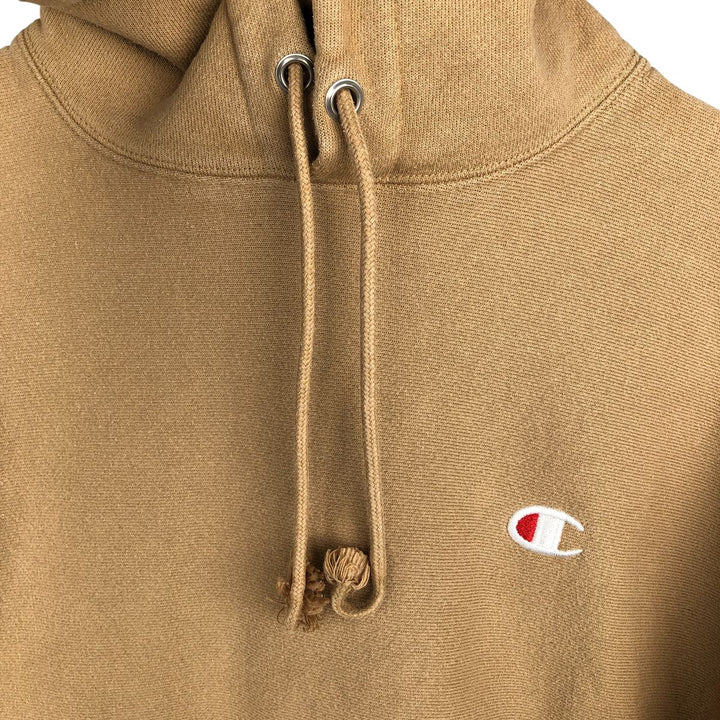 Champion REVERSE WEAVE Reverse Weave Sweat Pullover Hoodie Men's S cotton beige type brown Vintage Second Hand