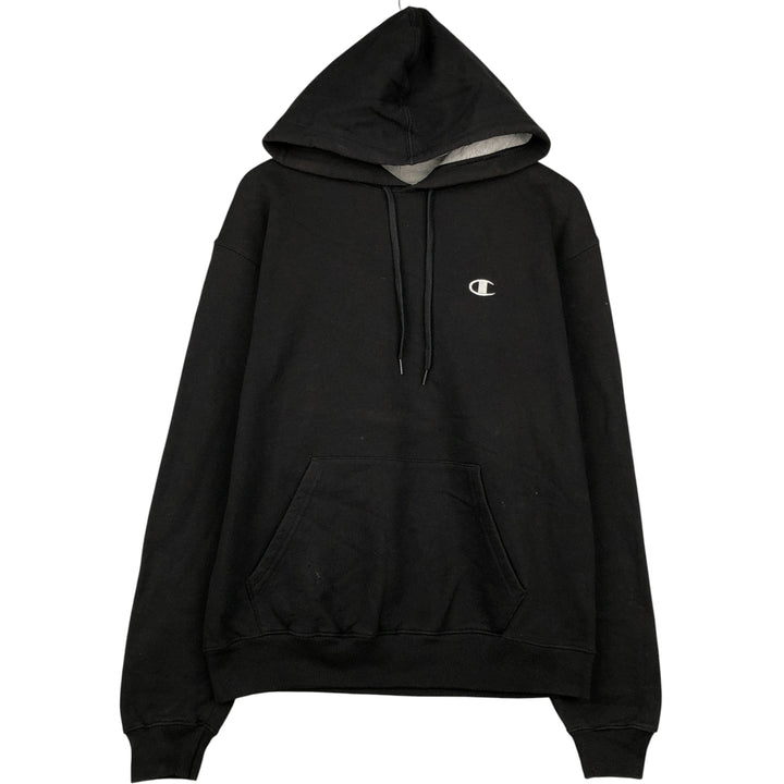 Champion ECO Sweat Pullover Hoodie, Men's Size M cotton black type Vintage Second Hand