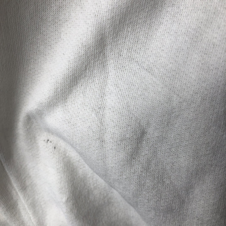 Vintage 90'S printed sweatshirt, men's size XL cotton white type Vintage Second Hand