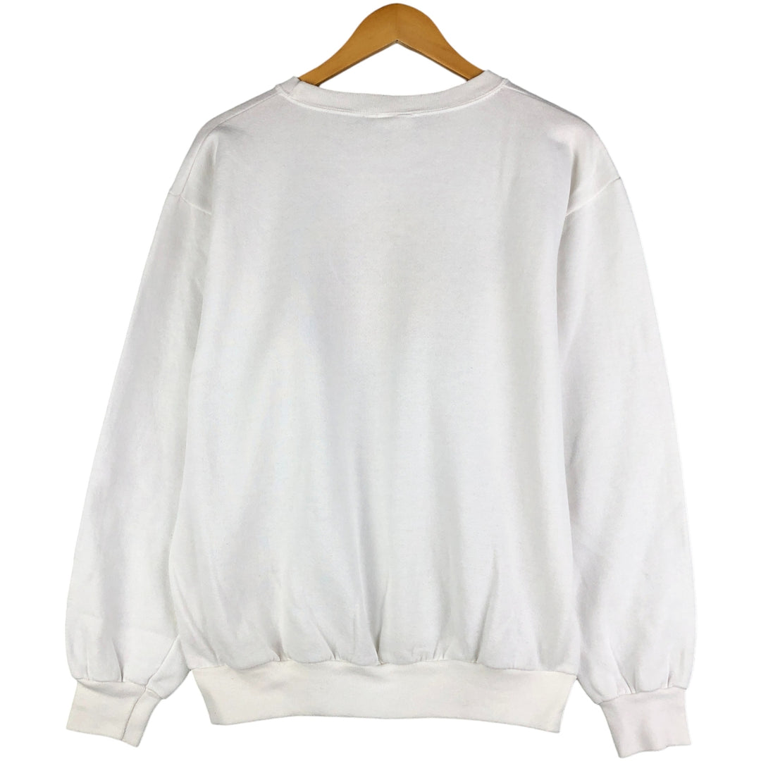 Vintage 90'S Hard Rock Cafe Advertising Sweatshirt, Made in USA, Men's Size Medium polyester white type Vintage Second Hand