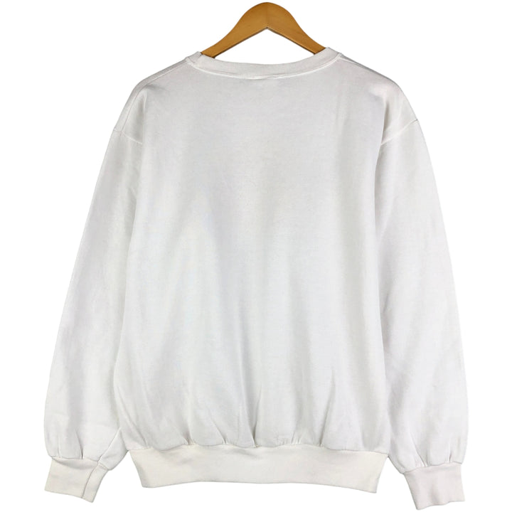 Vintage 90'S Hard Rock Cafe Advertising Sweatshirt, Made in USA, Men's Size Medium polyester white type Vintage Second Hand