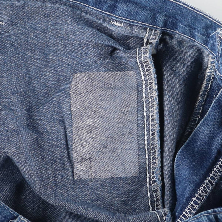 Dickies denim painter pants for men, equivalent to W33 unclear blue type Vintage Second Hand