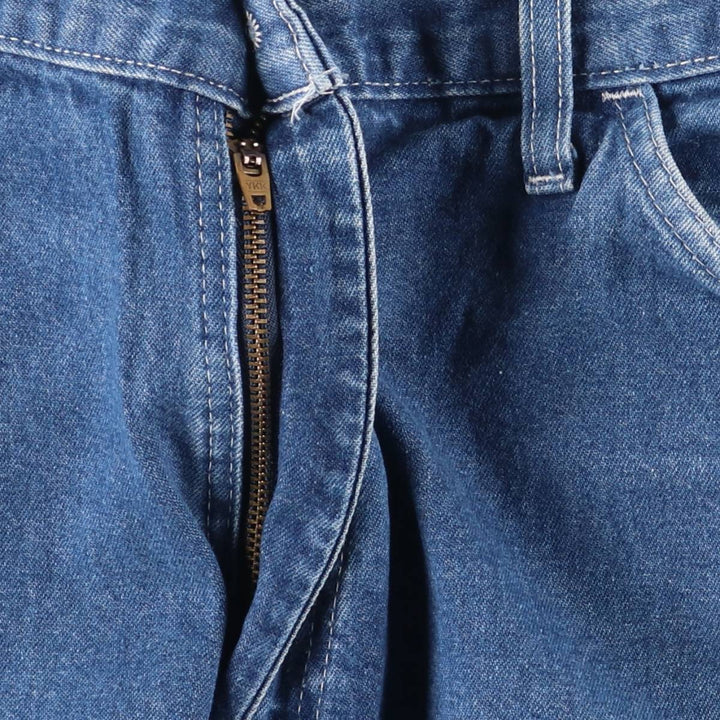 Dickies denim painter pants for men, equivalent to W33 unclear blue type Vintage Second Hand
