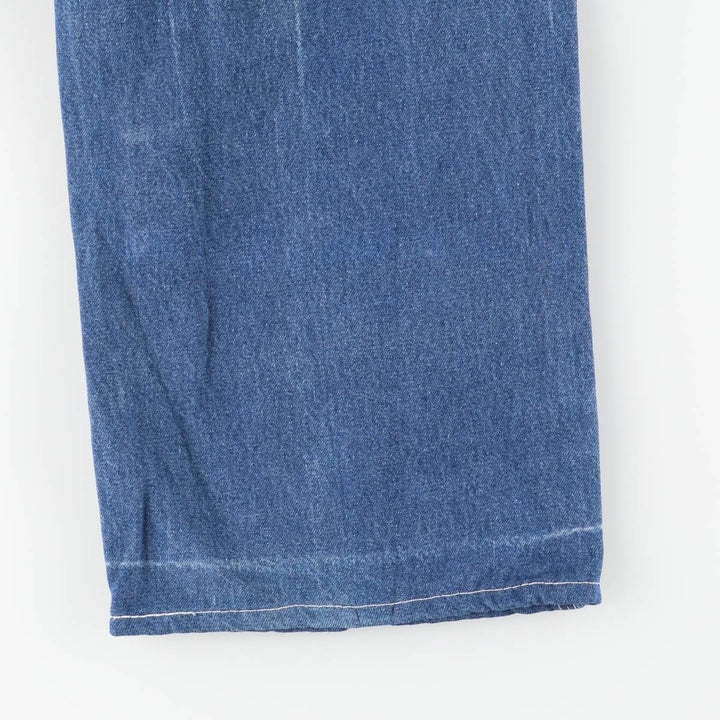 Dickies denim painter pants for men, equivalent to W33 unclear blue type Vintage Second Hand