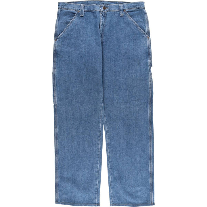 00'S Wrangler Denim Painter Pants Men's W37 cotton blue type Vintage Second Hand