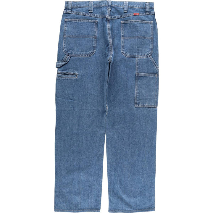 00'S Wrangler Denim Painter Pants Men's W37 cotton blue type Vintage Second Hand