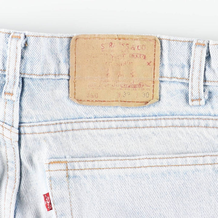 90'S Levi's 00550-4834 Tapered Denim Pants, Made in USA, Men's, Size W31, Vintage cotton blue type Vintage Second Hand