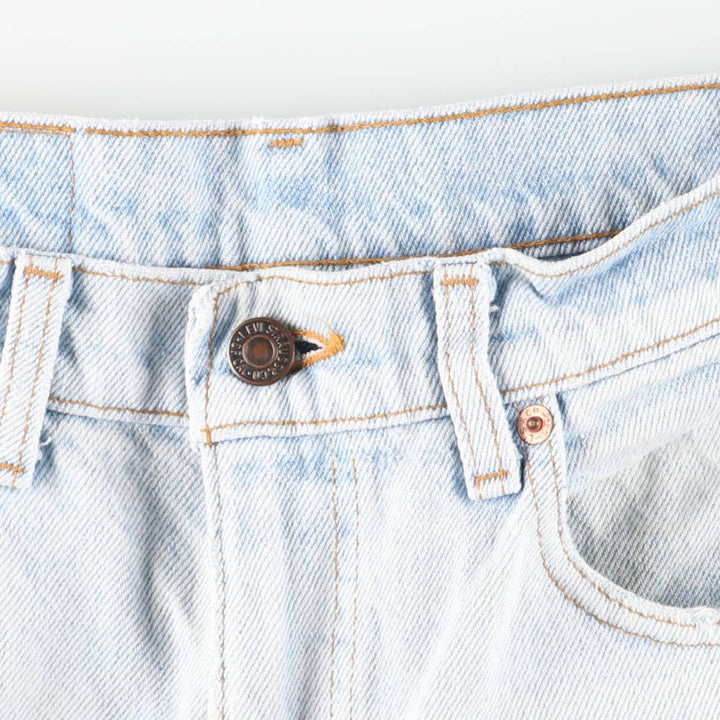 90'S Levi's 00550-4834 Tapered Denim Pants, Made in USA, Men's, Size W31, Vintage cotton blue type Vintage Second Hand