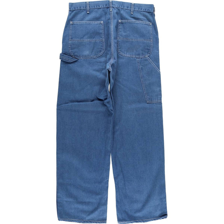 ROEBUCKS Denim Painter Pants Men's W35 unclear Blue type light blue Vintage Second Hand