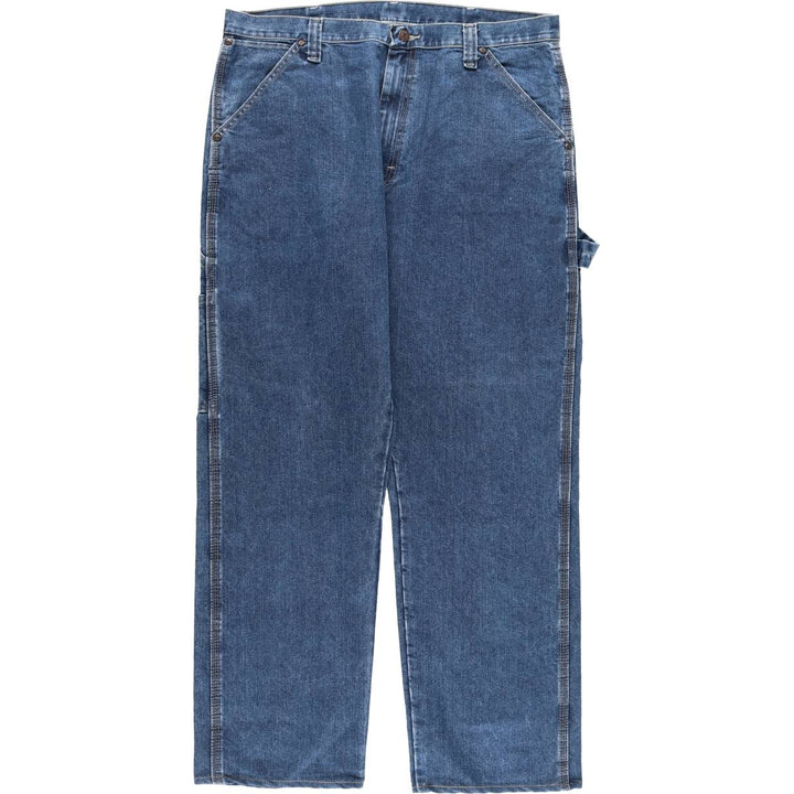 00'S Wrangler CARPENTER denim painter pants for men, equivalent to w37 cotton blue type Vintage Second Hand