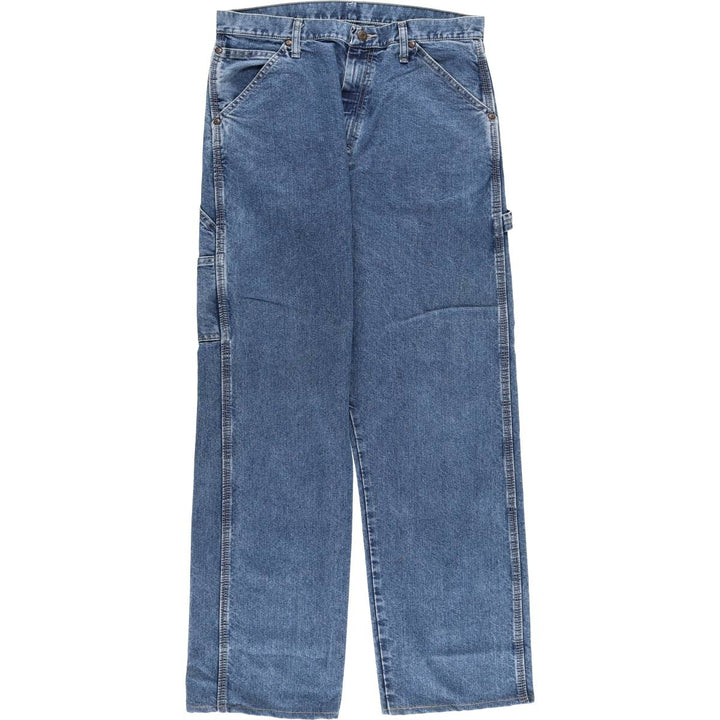 00'S Wrangler CARPENTER denim painter pants for men, equivalent to W32 cotton blue type Vintage Second Hand