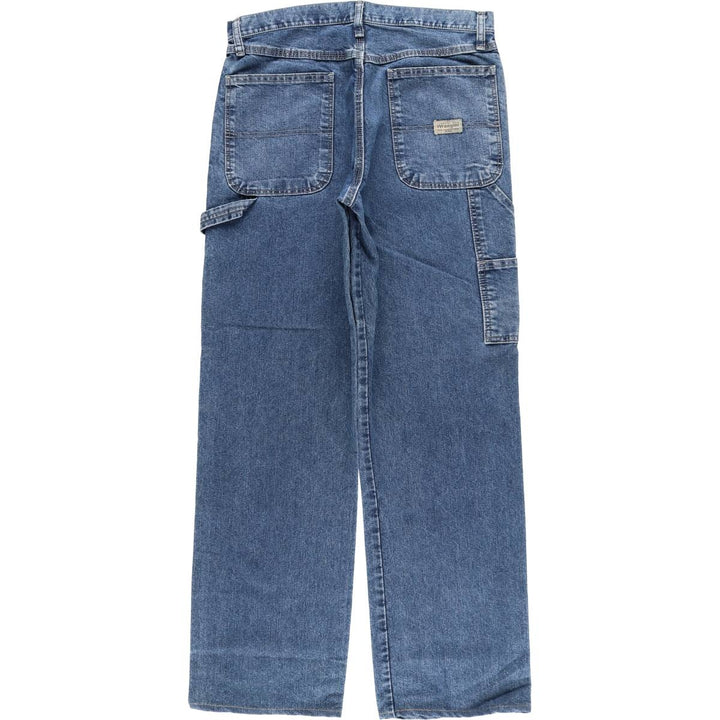 00'S Wrangler CARPENTER denim painter pants for men, equivalent to W32 cotton blue type Vintage Second Hand