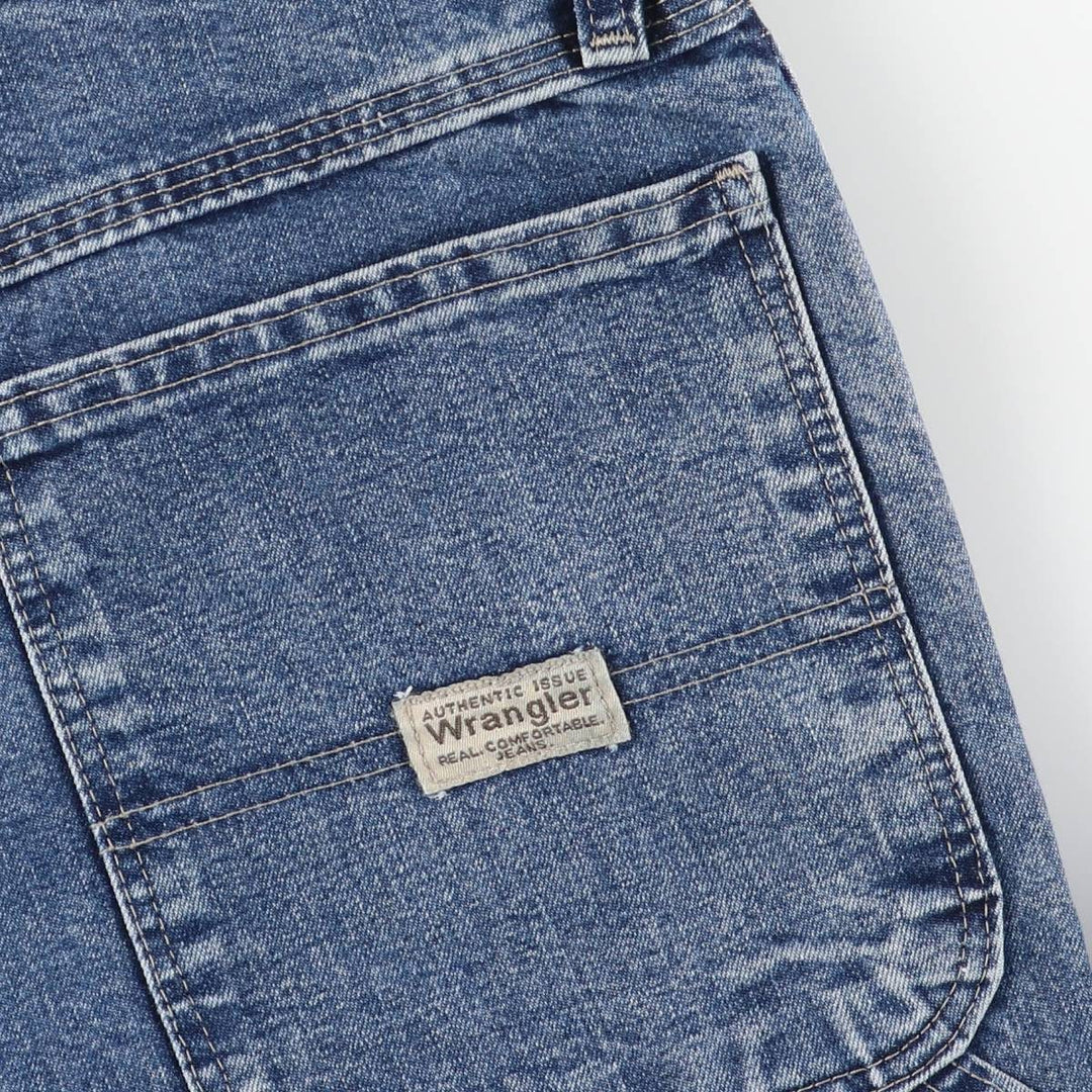 00'S Wrangler CARPENTER denim painter pants for men, equivalent to W32 cotton blue type Vintage Second Hand