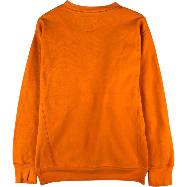 90s-00'S Steve and Barry's college sweatshirt, size M, men's cotton orange type Vintage Second Hand