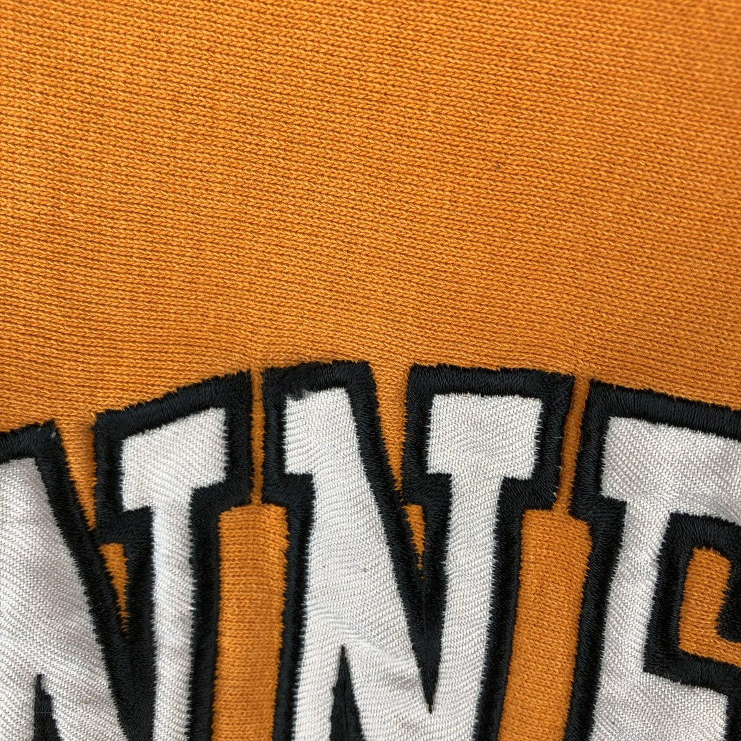 90s-00'S Steve and Barry's college sweatshirt, size M, men's cotton orange type Vintage Second Hand