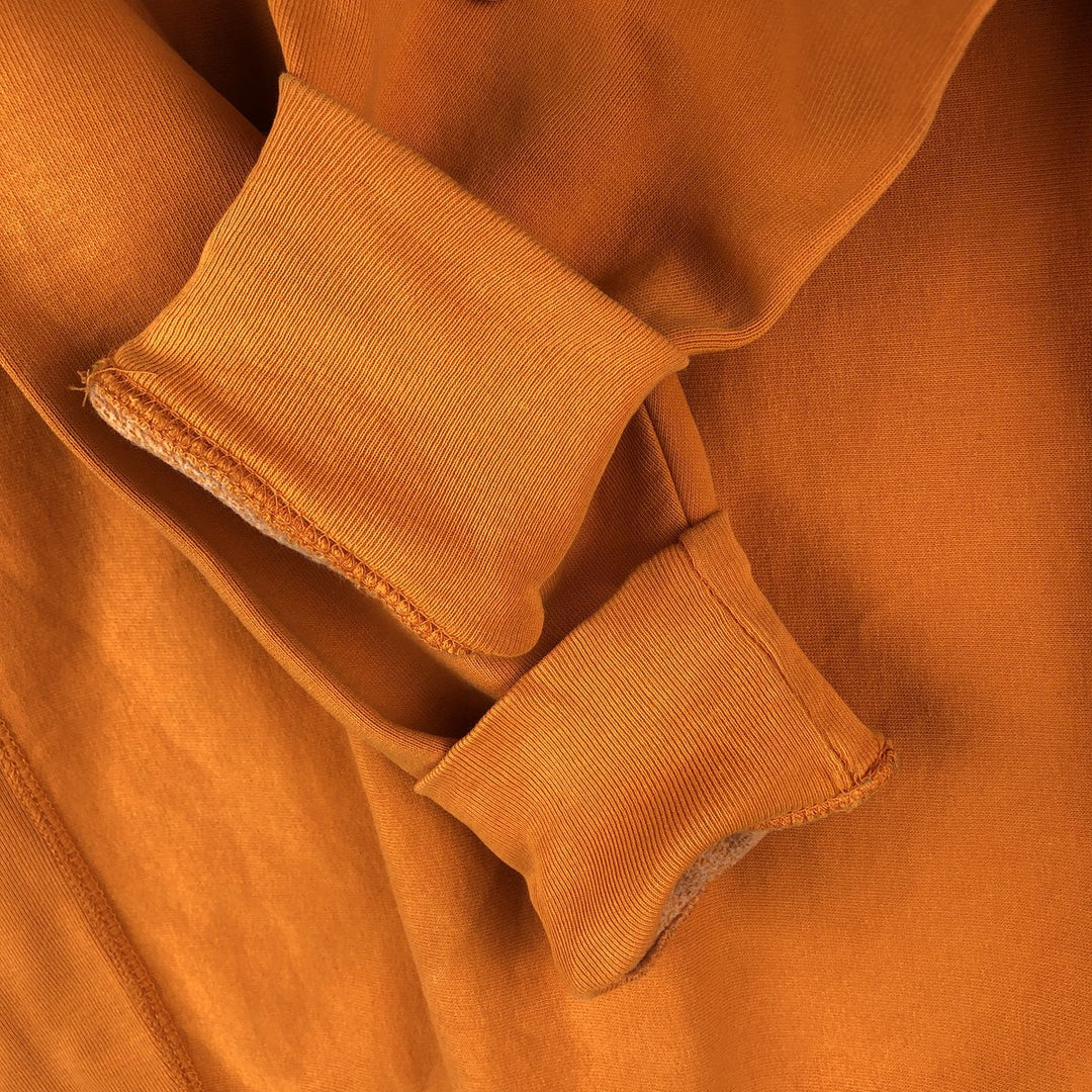 90s-00'S Steve and Barry's college sweatshirt, size M, men's cotton orange type Vintage Second Hand