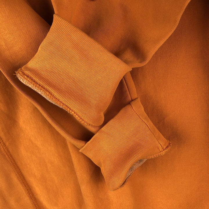 90s-00'S Steve and Barry's college sweatshirt, size M, men's cotton orange type Vintage Second Hand