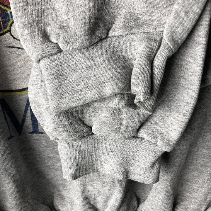 90'S Disney Mickey Mouse character sweatshirt, men's size XL, vintage unclear gray type Vintage Second Hand