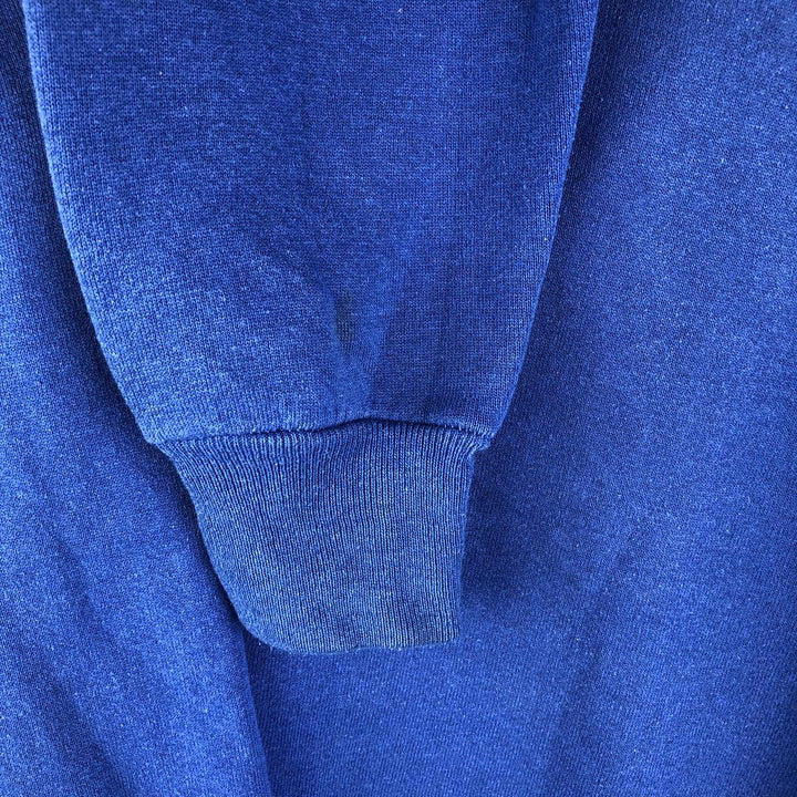 90'S Russell College Sweatshirt, Made in USA, Men's L, Vintage cotton blue type Vintage Second Hand