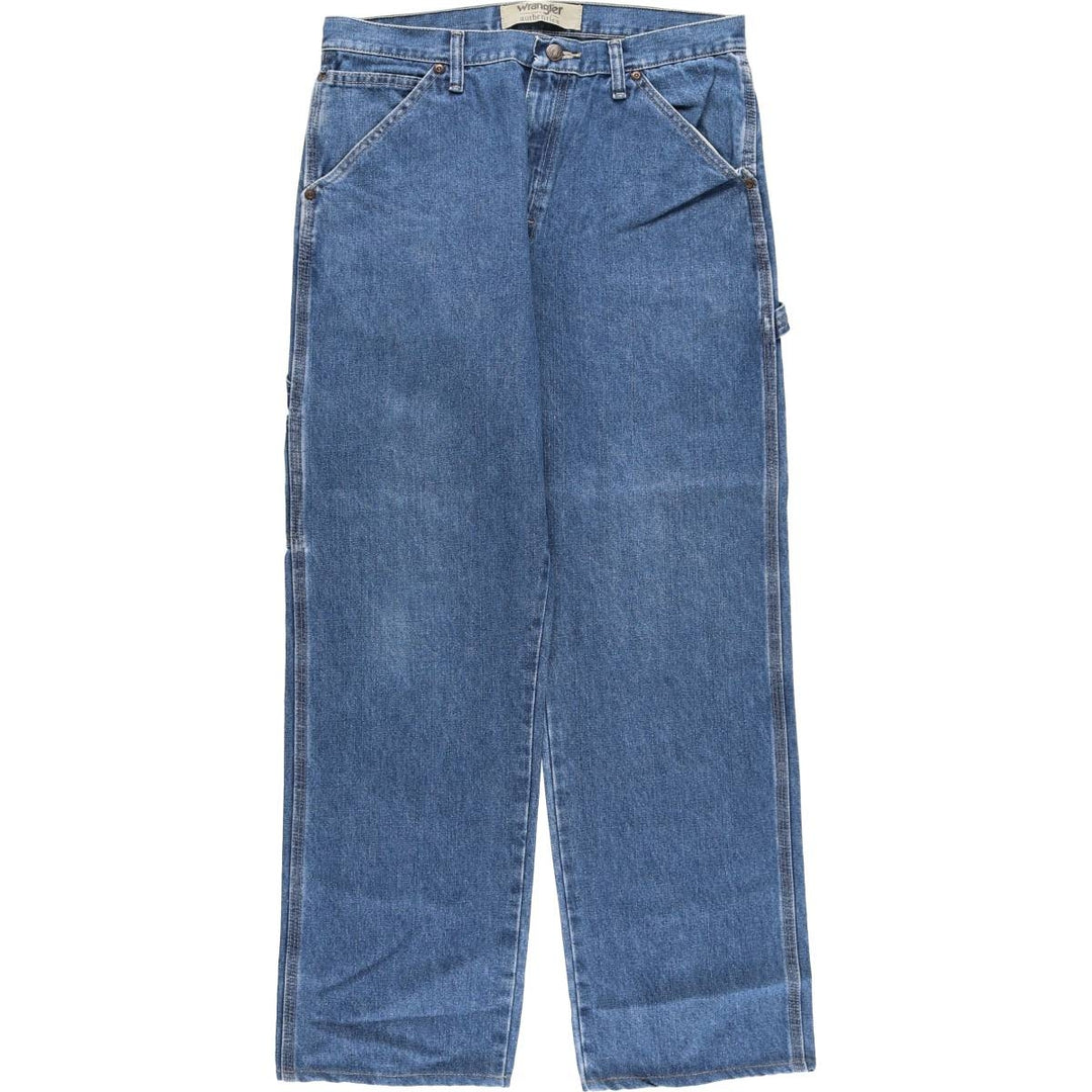 Wrangler Denim Painter Pants for Men, W32 equivalent cotton blue type Vintage Second Hand