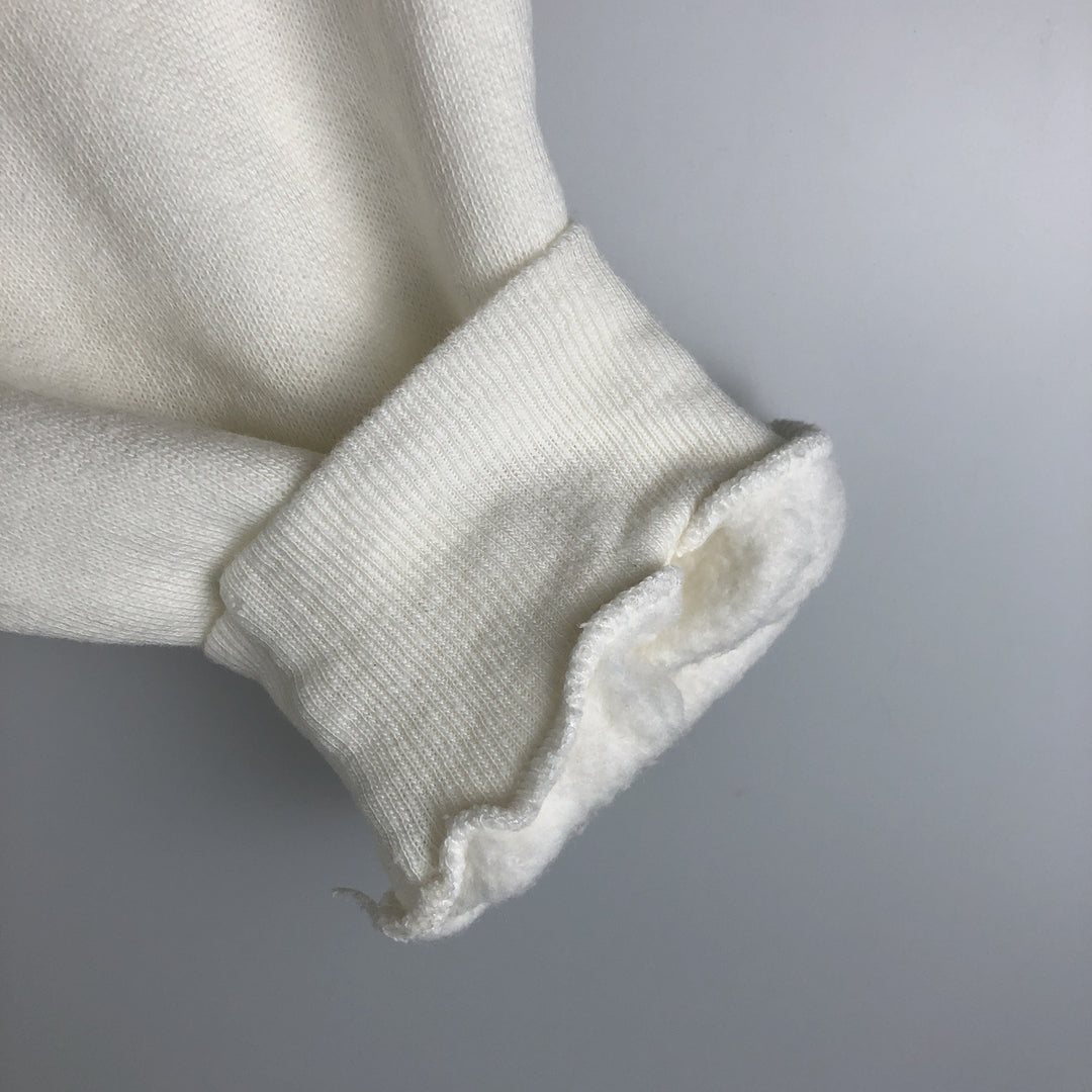 Vintage 1990'S Guess Teddy Bear Pattern Logo Sweatshirt, Made in USA, Men's Size Small unclear white type Vintage Second Hand