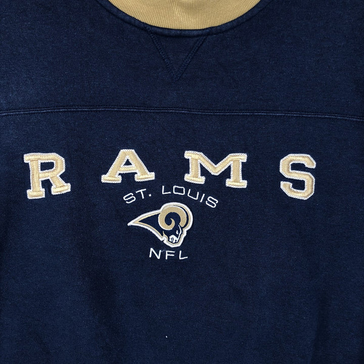 Vintage NFL Los Angeles Rams sweatshirt, size L, men's size L unclear navy blue type Vintage Second Hand
