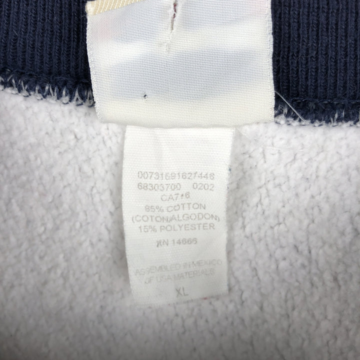 Vintage Lee Cross Grain Advertising Sweatshirt from the 90'S to 00s, Men's XL cotton gray type Vintage Second Hand