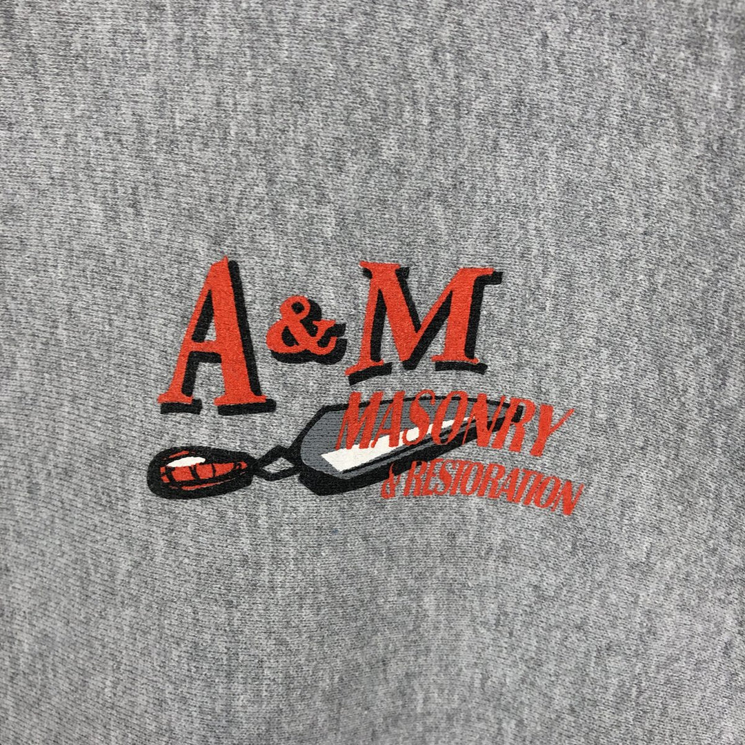 Vintage Lee Cross Grain Advertising Sweatshirt from the 90'S to 00s, Men's XL cotton gray type Vintage Second Hand