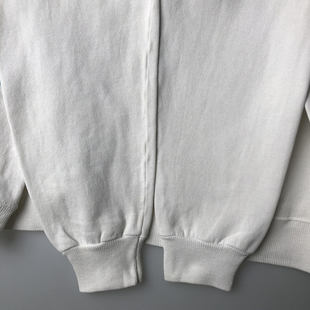 90'S Hanes ACTIVEWEAR Large Print Animal Sweatshirt, Made in USA, Men's Size XL cotton white type Vintage Second Hand